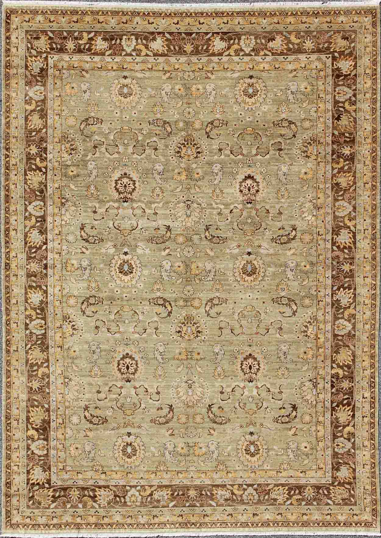 Transitional Rug ANC98544 Transitional 9'0" x 11'0" Wool All